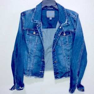 Alexander Jordon Medium Blue Denim Button Up Jacket. Medium